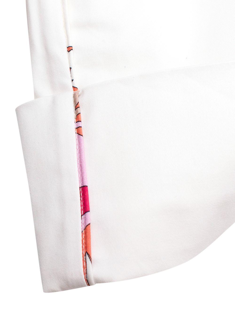 Emilio Pucci White Tailored Shorts