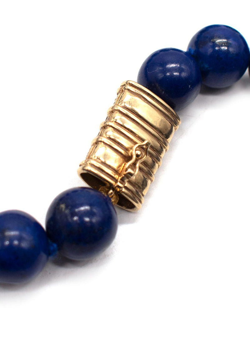 Bespoke Fine Quality Blue Agate Beaded Necklace