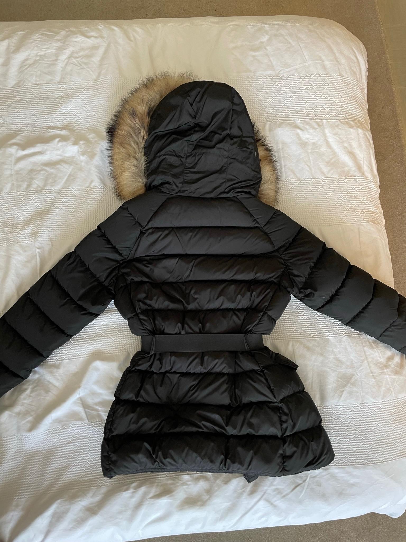 Moncler Black Down Puffer Coat