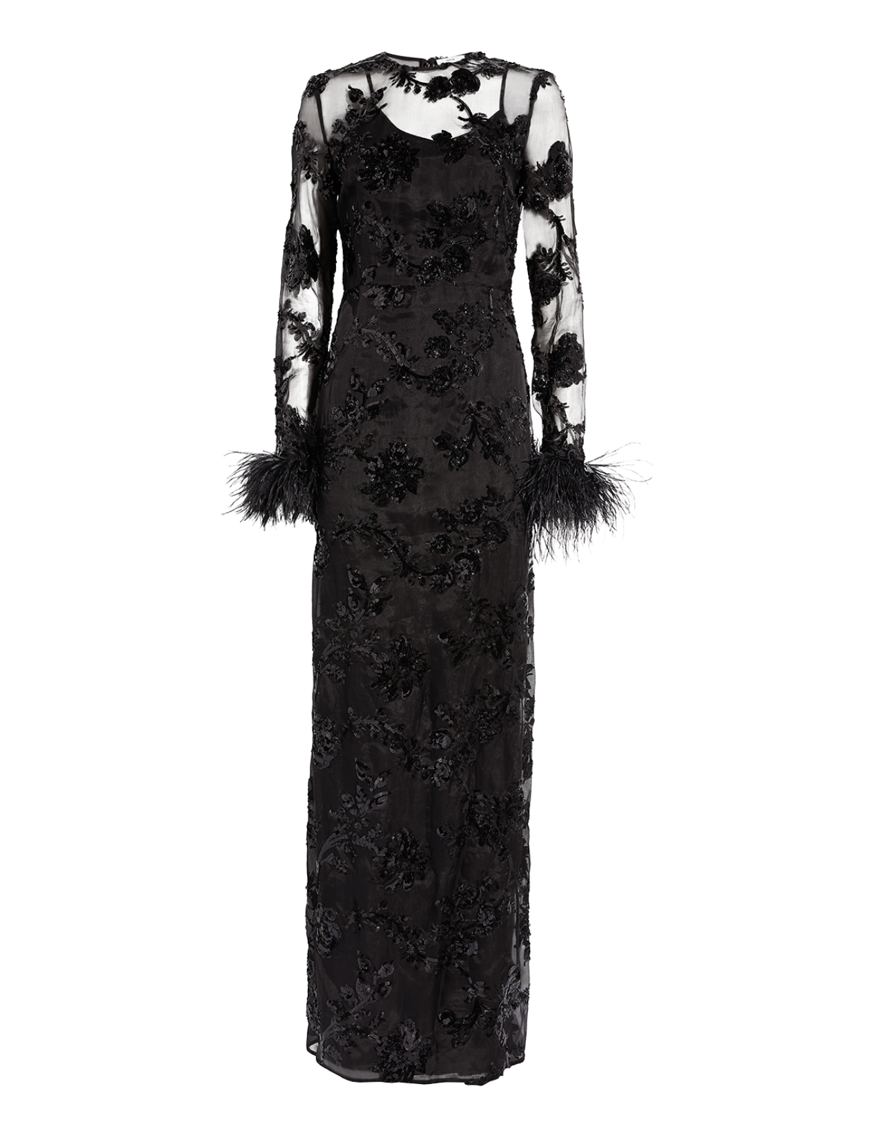 Erdem Malvina Embellished Silk Gown