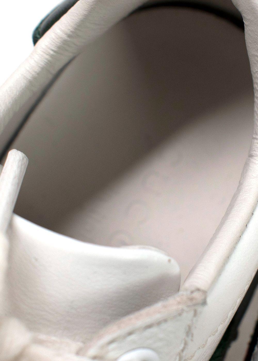 Gucci White Infants New Ace Lace Up Trainers