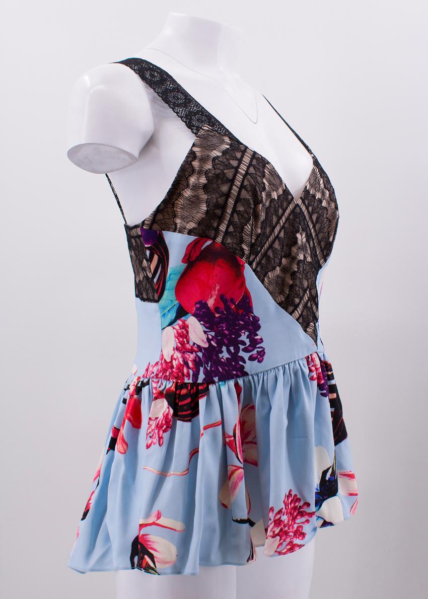 Teatum Jones Floral and Lace Top
