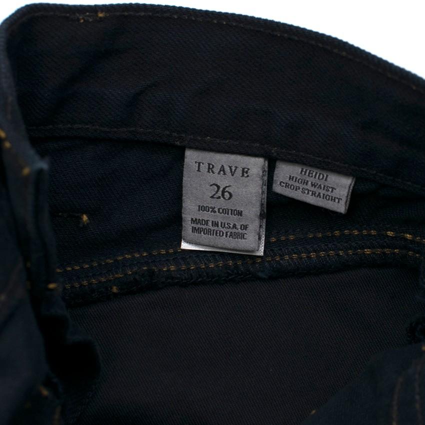 Trave Heidi High Waisted Crop Straight Jeans