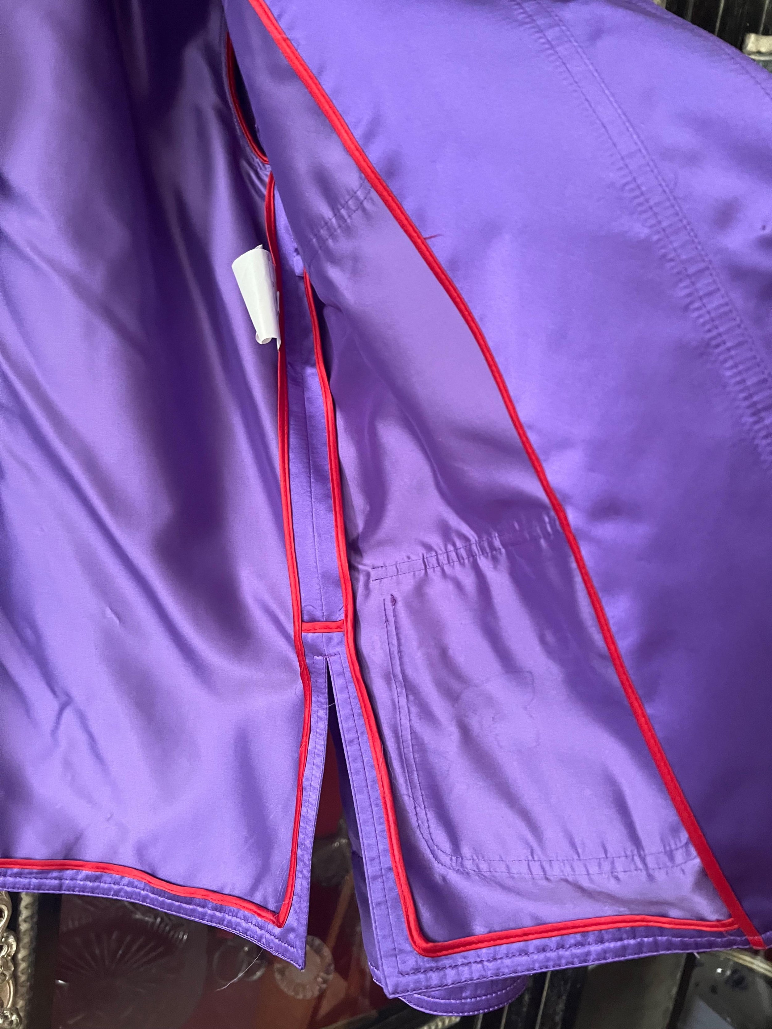 Purple Silk Jacket