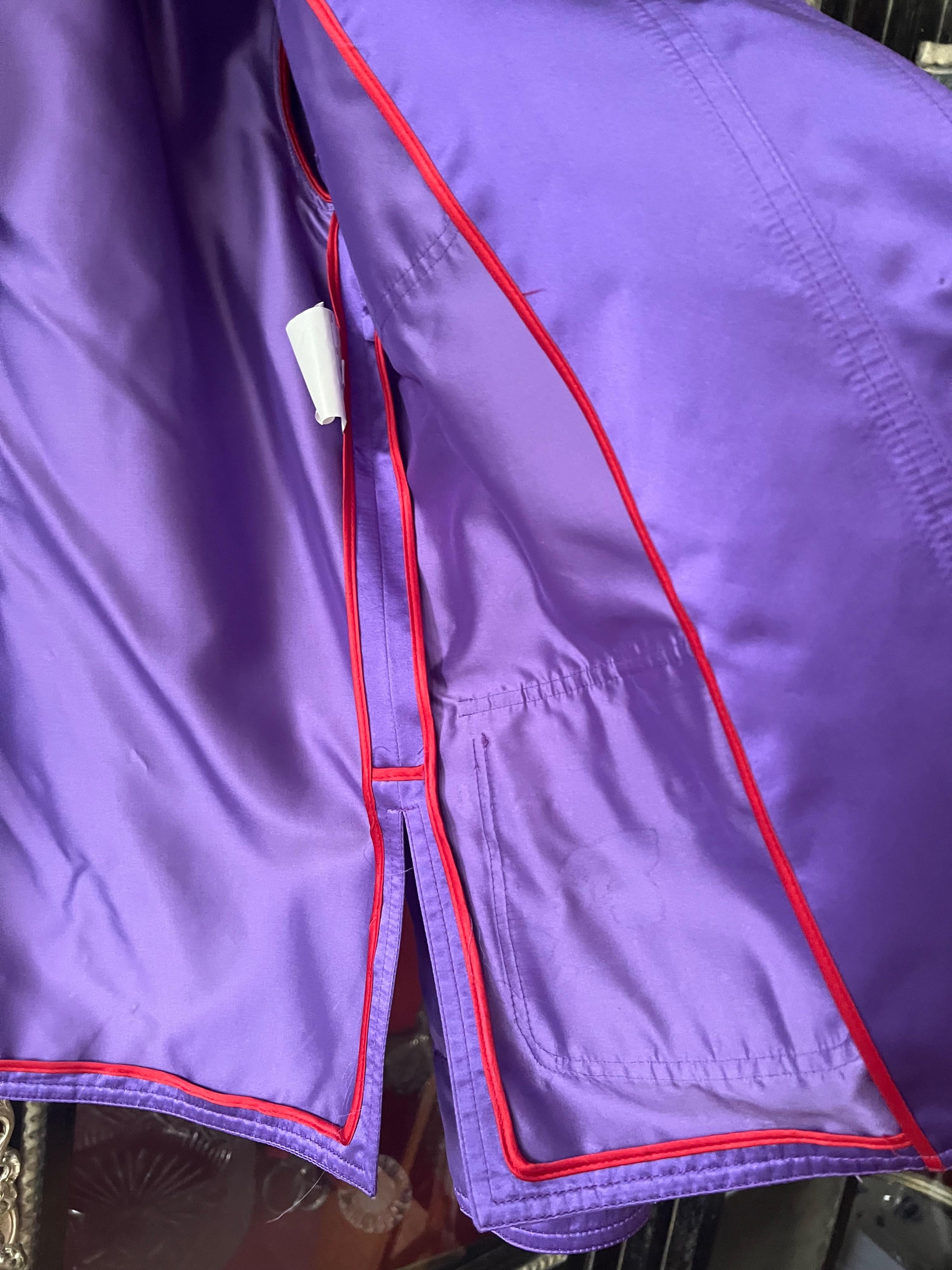 Purple Silk Jacket