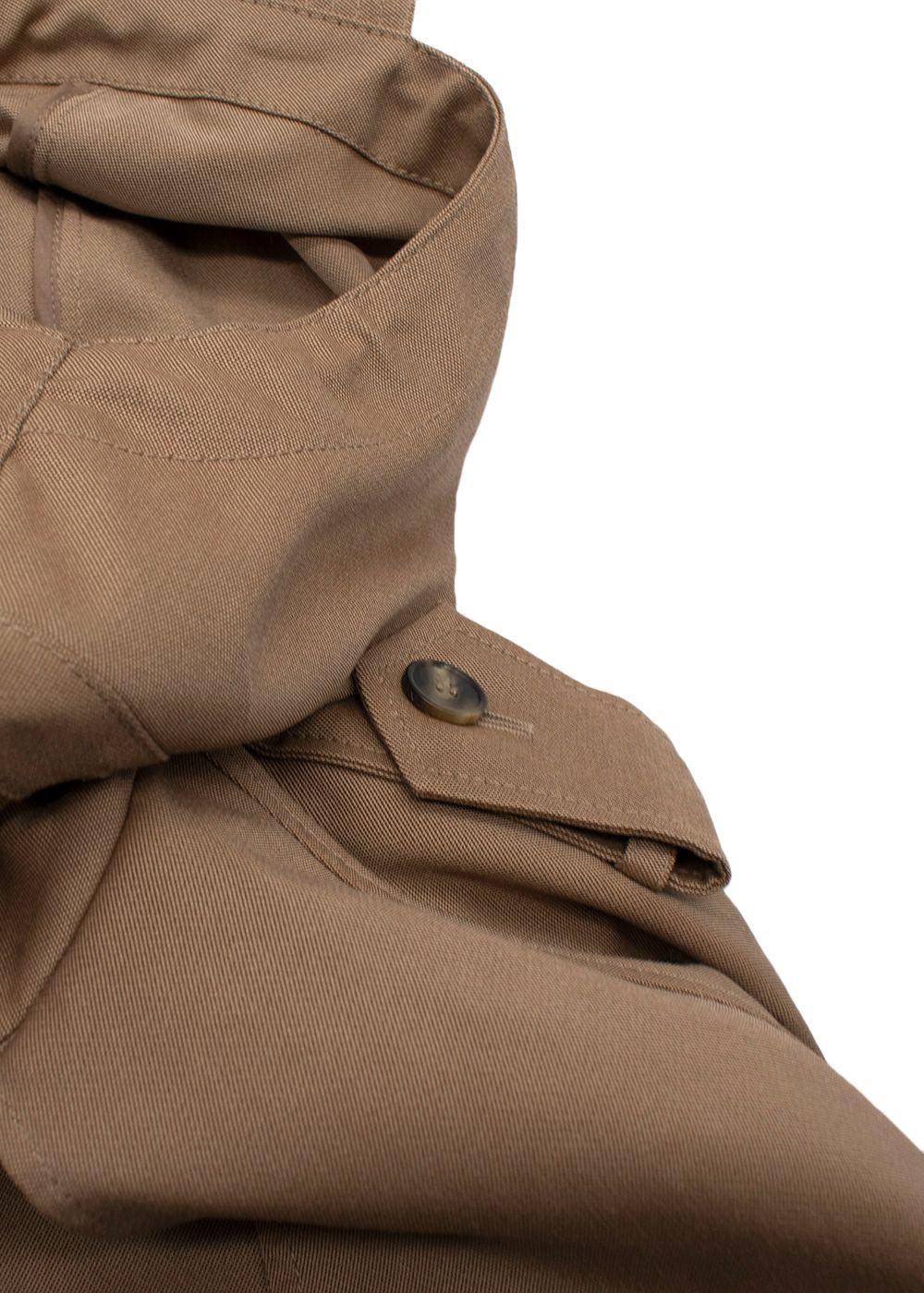 Weekend MaxMara Beige Cropped Trench Coat
