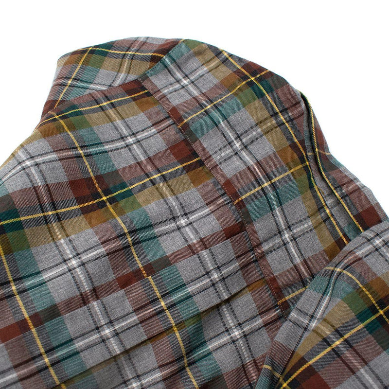 Blue & Green Plaid Flannel Shirt