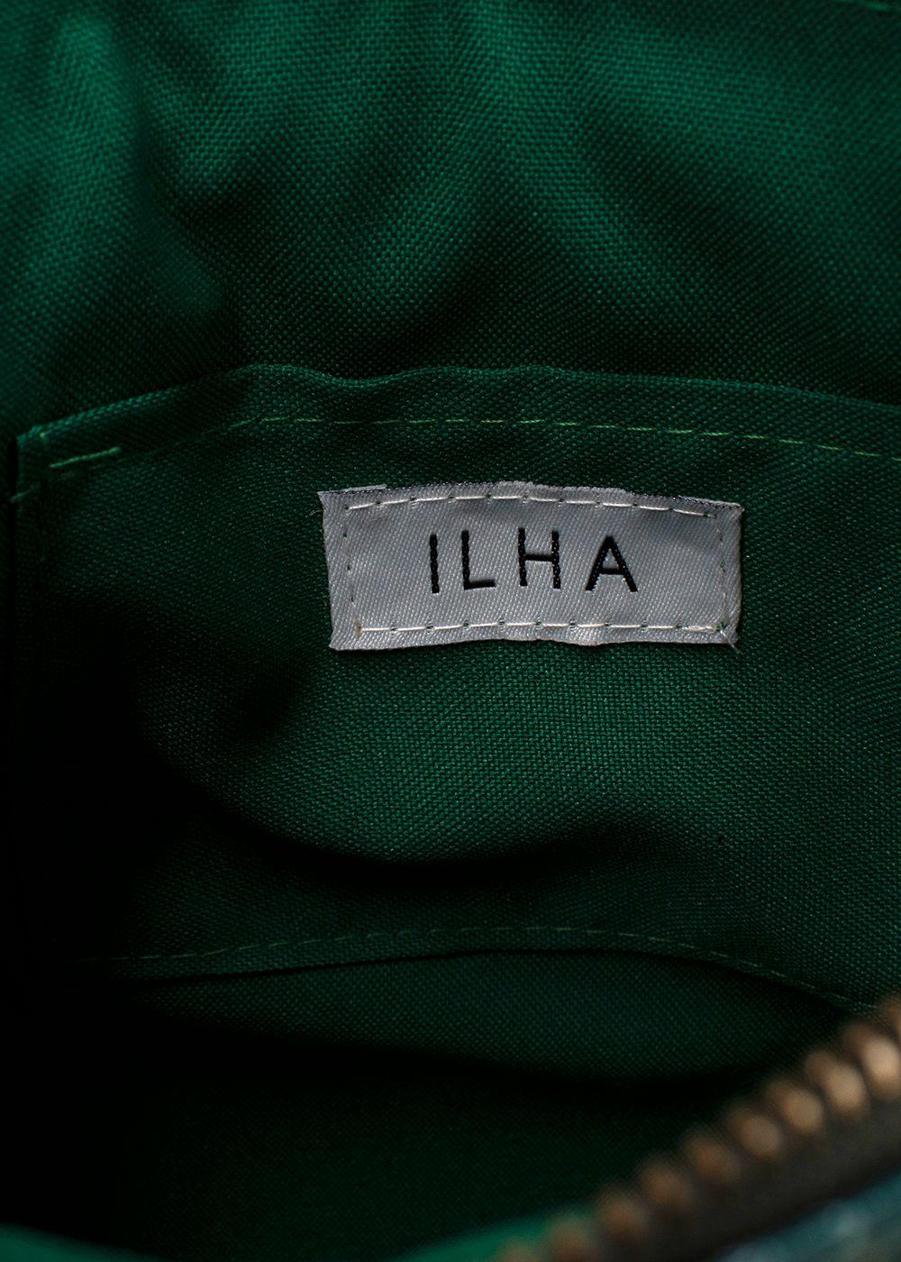 Ilha Green Letizia Aquamarine Pouch