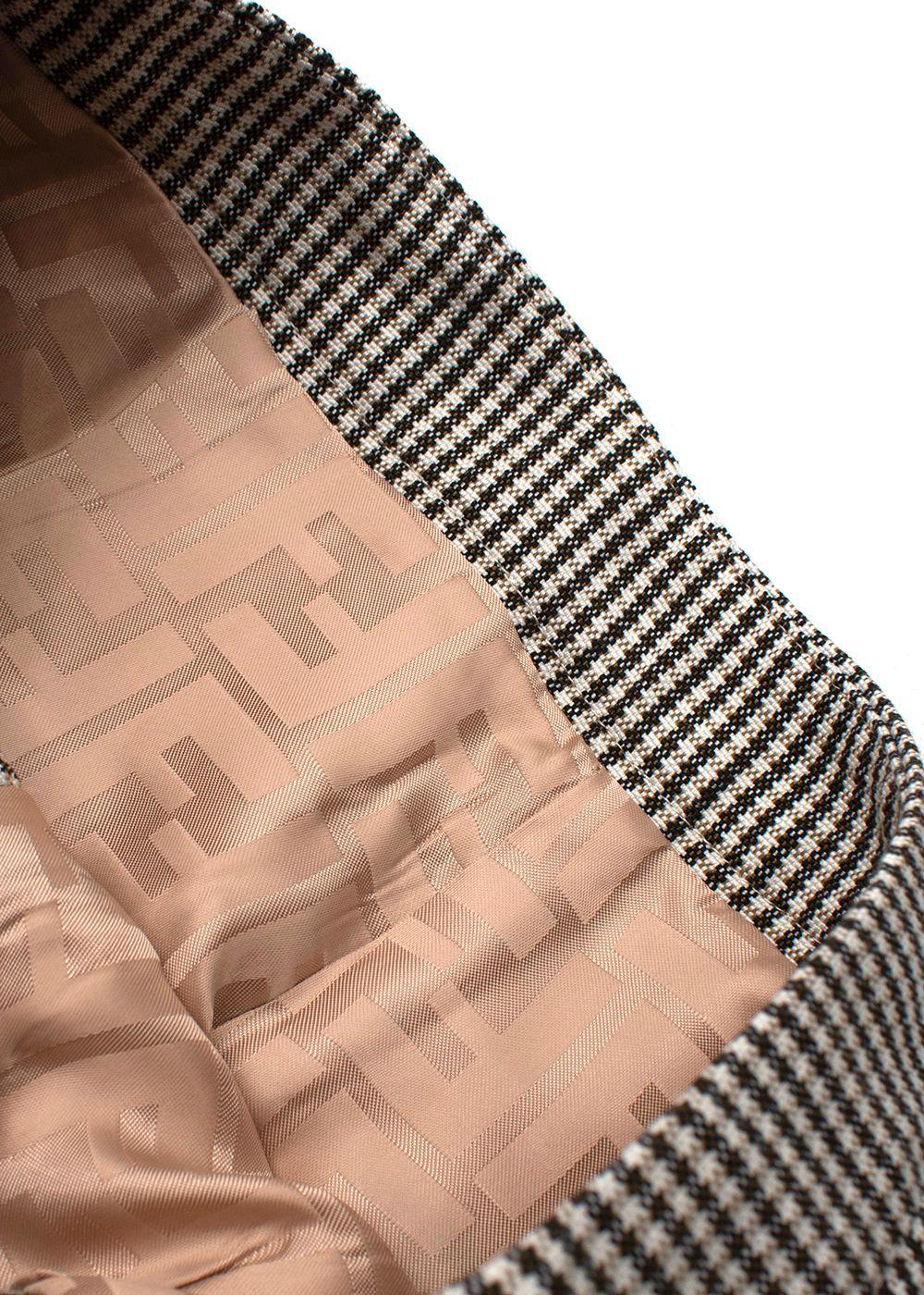 Fendi  Houndstooth Check Shorts