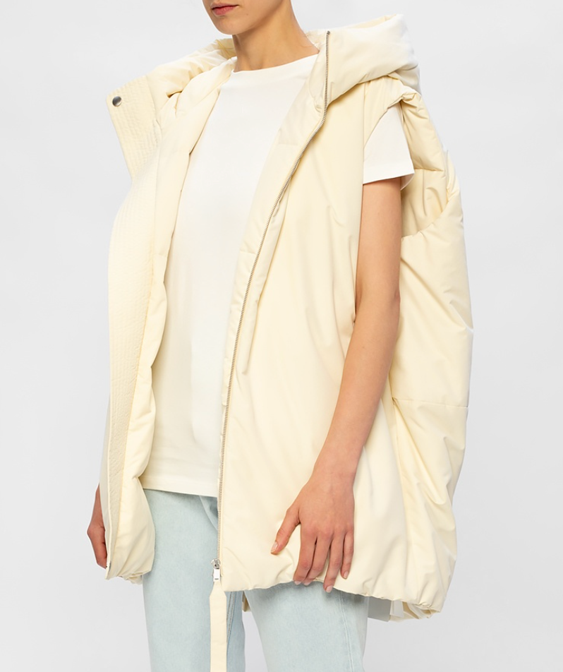 Jil Sander Vanilla Down Padded Gilet