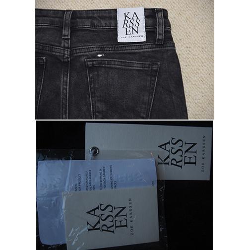 Zoe Karssen Patti Raven Skinny Fit Low Mid Rise Jean Black
