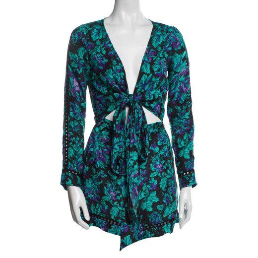Zimmermann Multicoloured Silk Playsuit