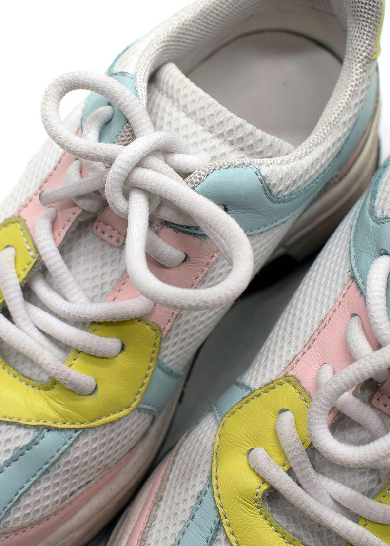 Dior Kids' Multicoloured Low Top Mesh Sneakers