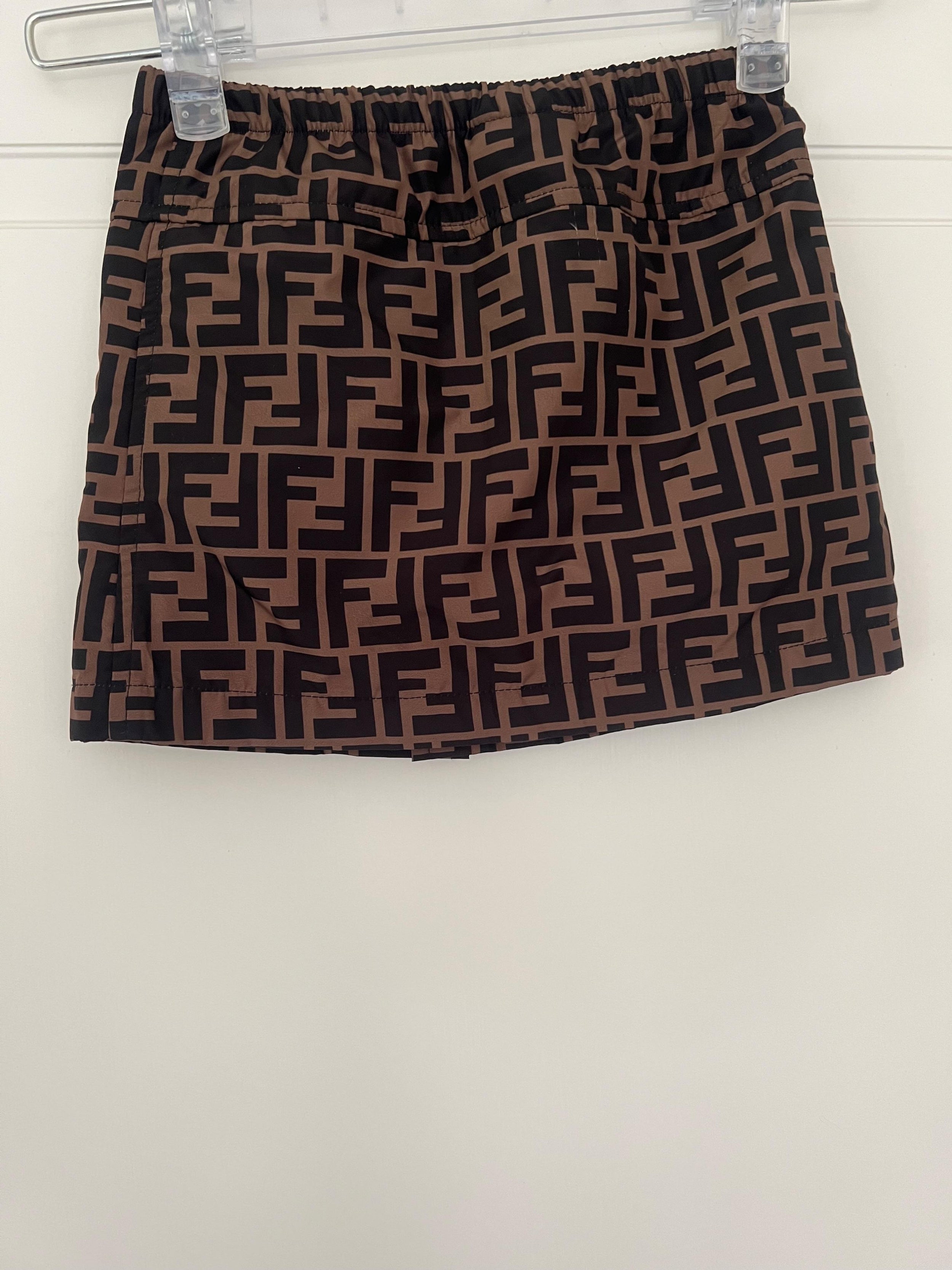 Kids 4Y FF motif skirt