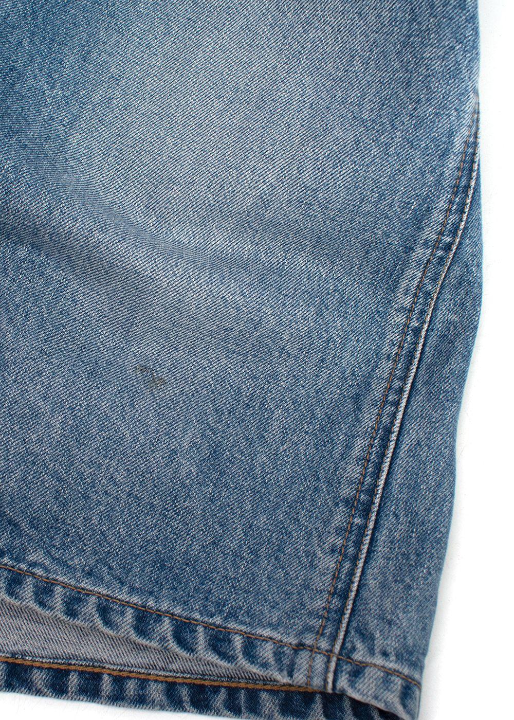 Celine Denim Midi Skirt
