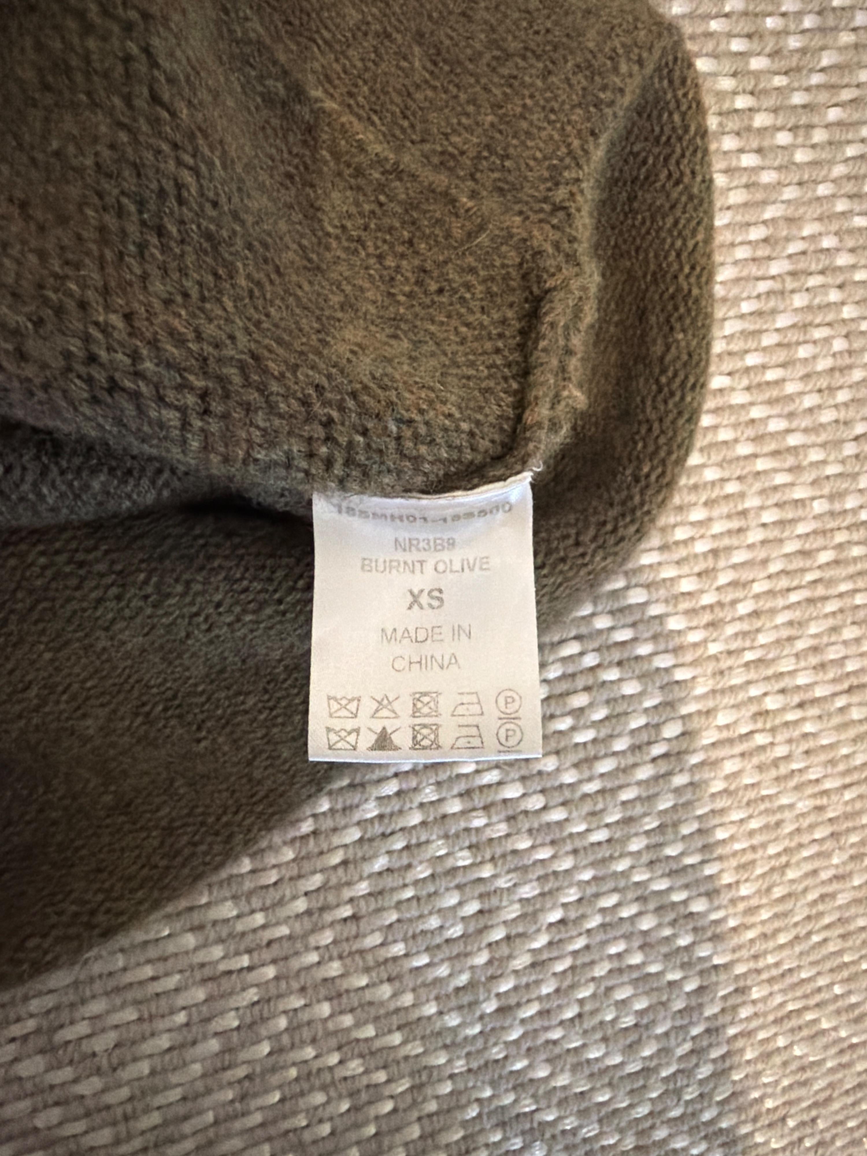 Chloe Brown Cashmere Sleeveless Rollneck