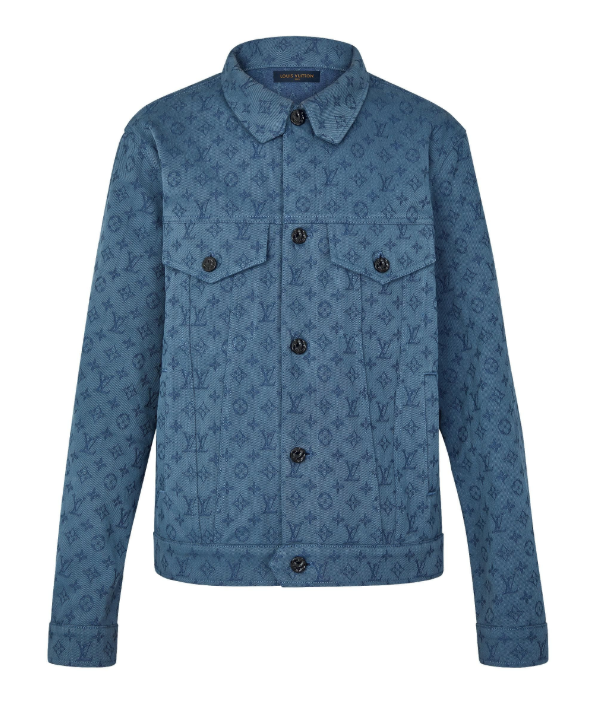 Louis Vuitton Blue Monogram Denim Jacket