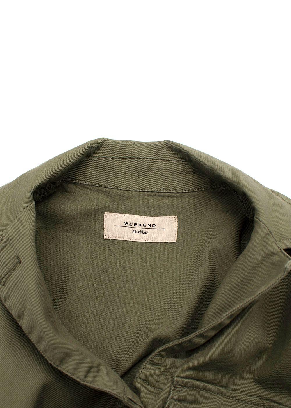 Weekend Max Mara Khaki Boiler Suit