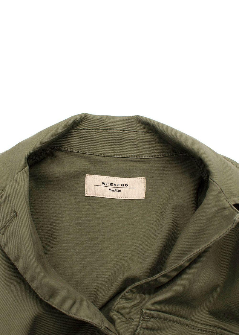Weekend Max Mara Khaki Boiler Suit