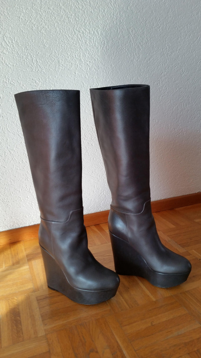 Dolce & Gabbana Tall Wedge Boots