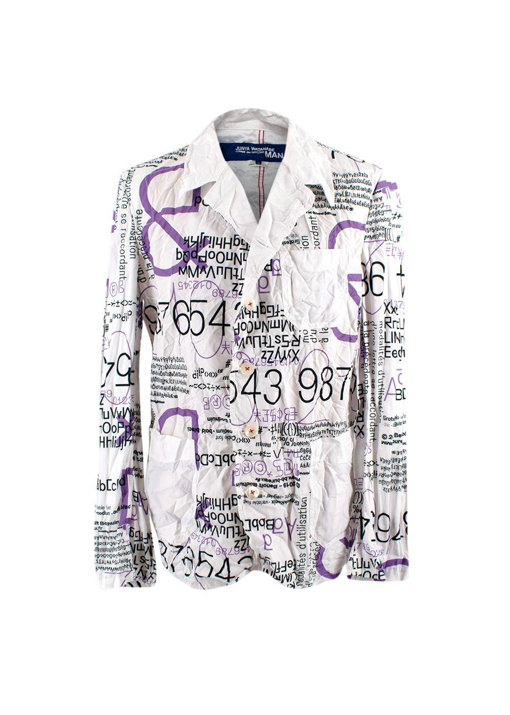 Homme Plus Printed Long Sleeve Shirt