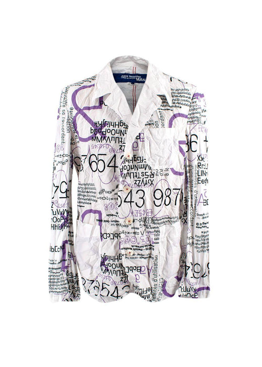 Homme Plus Printed Long Sleeve Shirt