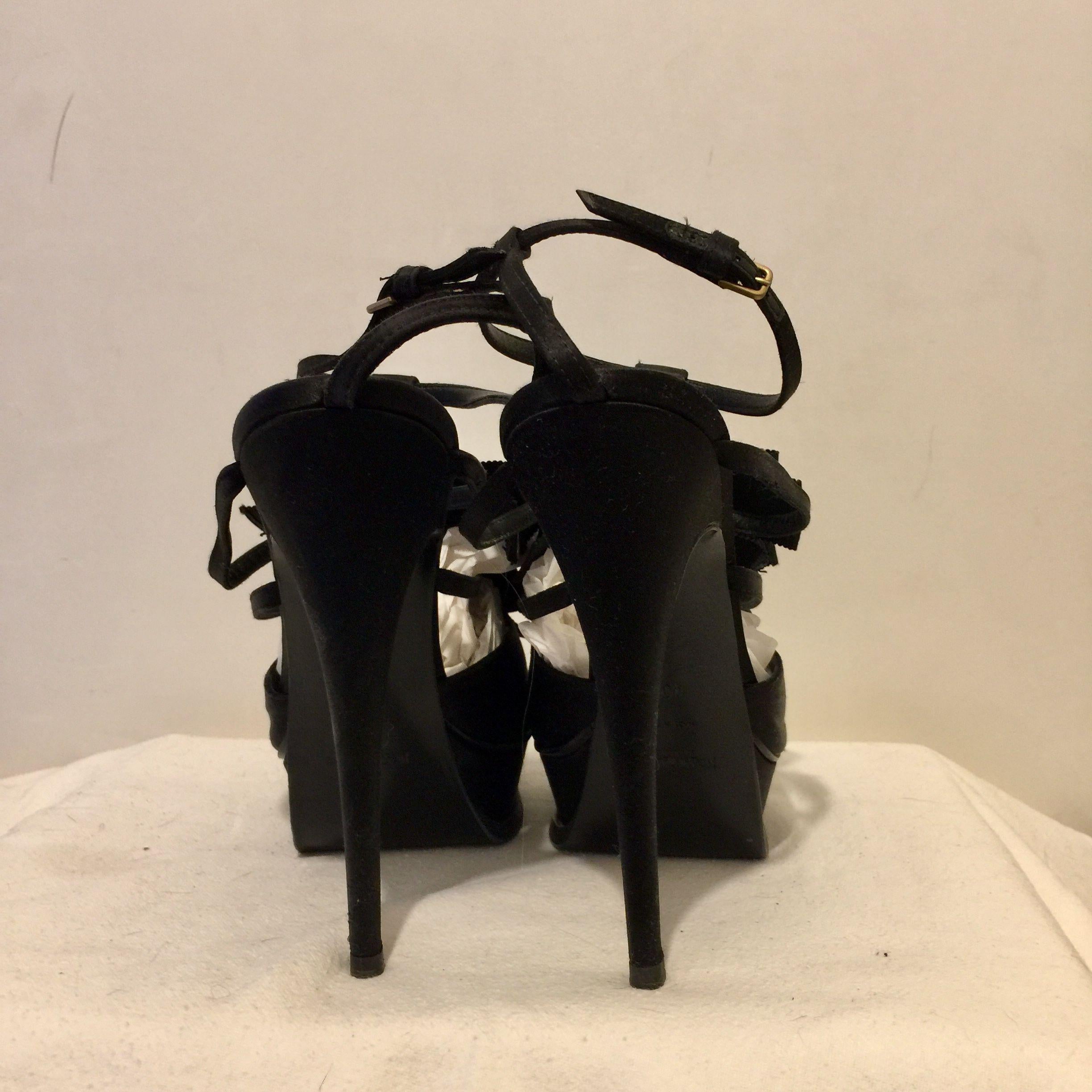 Vintage Satin & Grosgrain Tribute Sandals