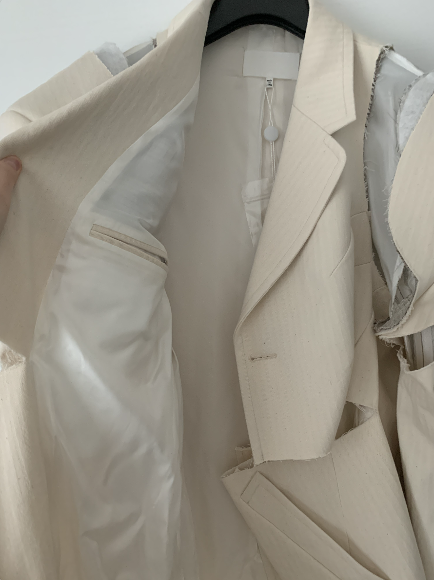 Maison Martin Margiela Deconstructed Cotton Trench Coat