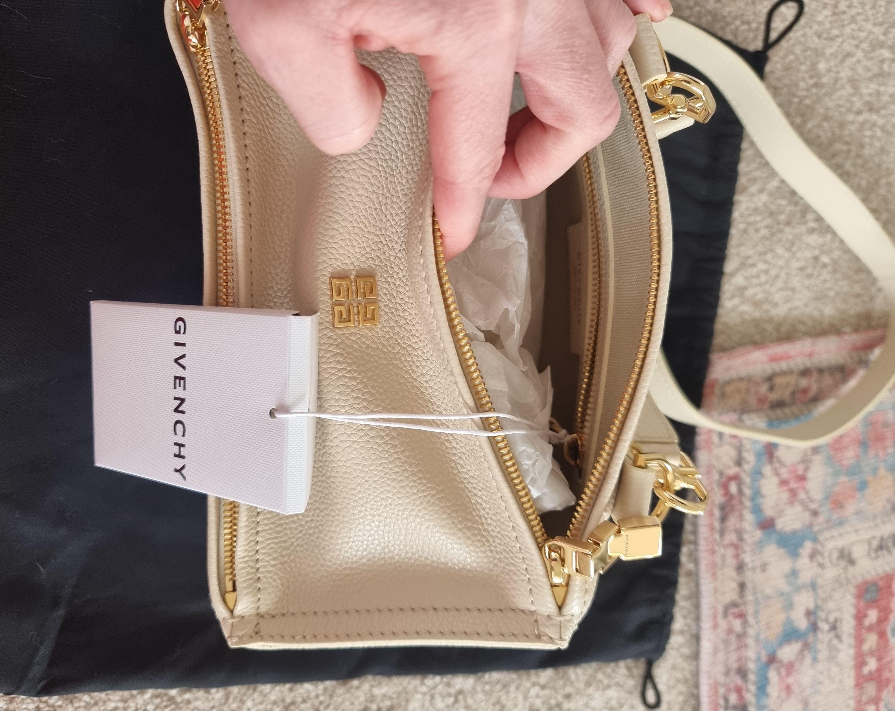 Givenchy Cream Leather Pandora Bag