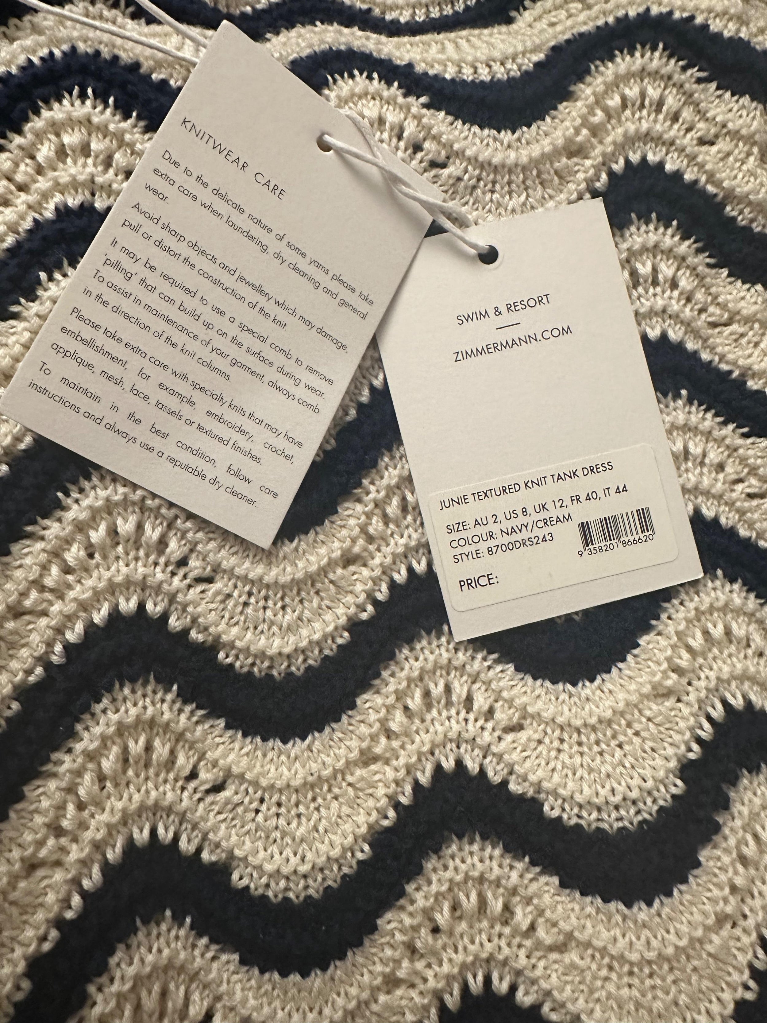 Zimmerman Junie Knit Tank Dress