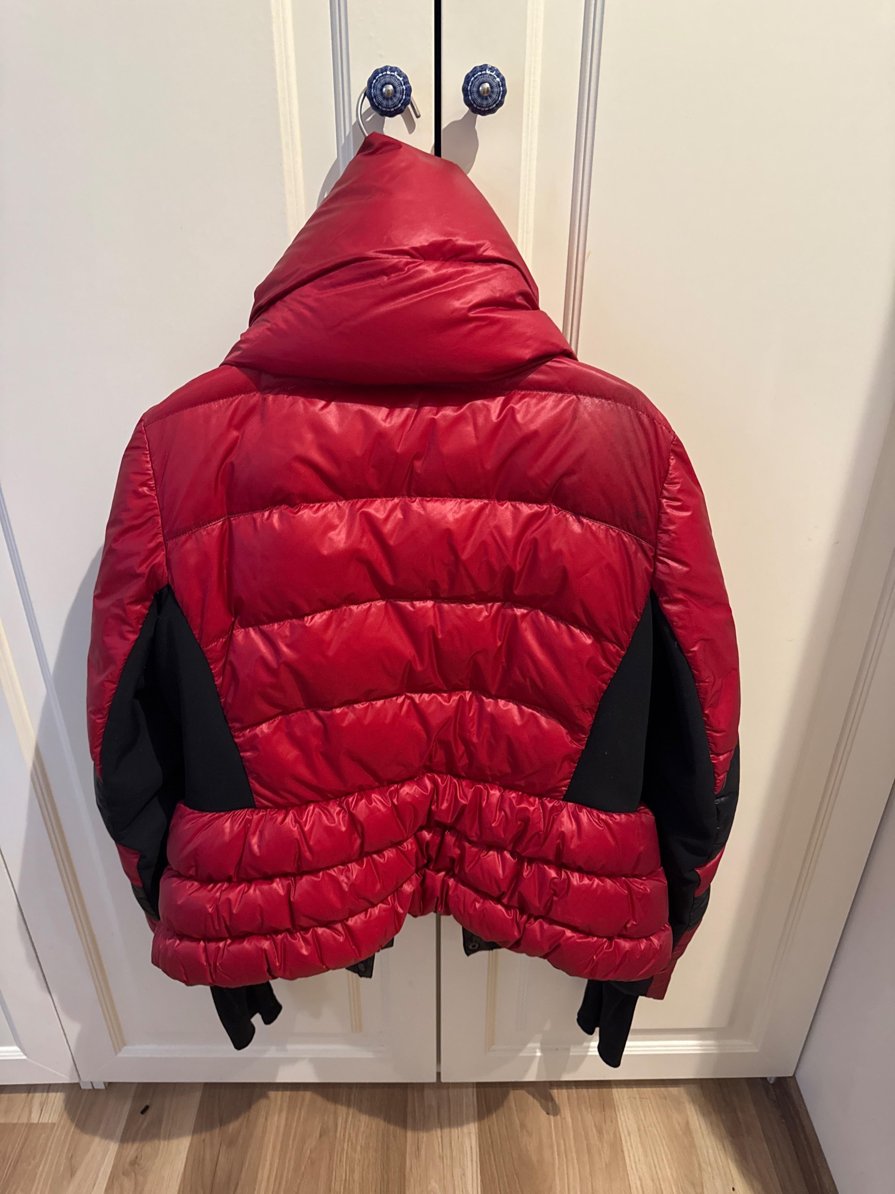 Moncler Red And Black Ski jacket