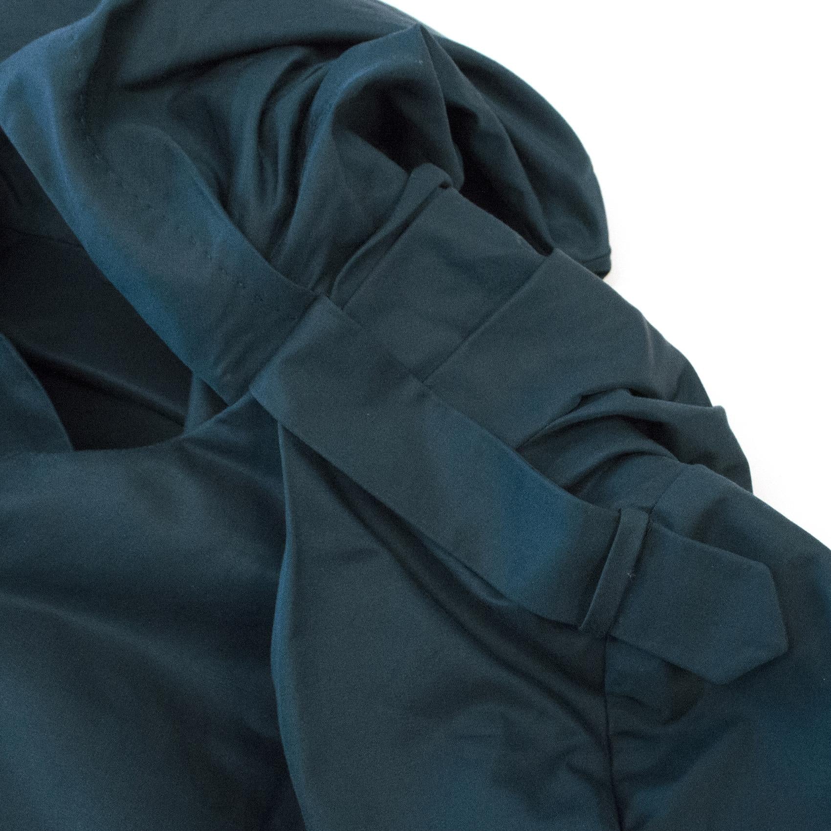 Brioni Blue Long Trench Coat