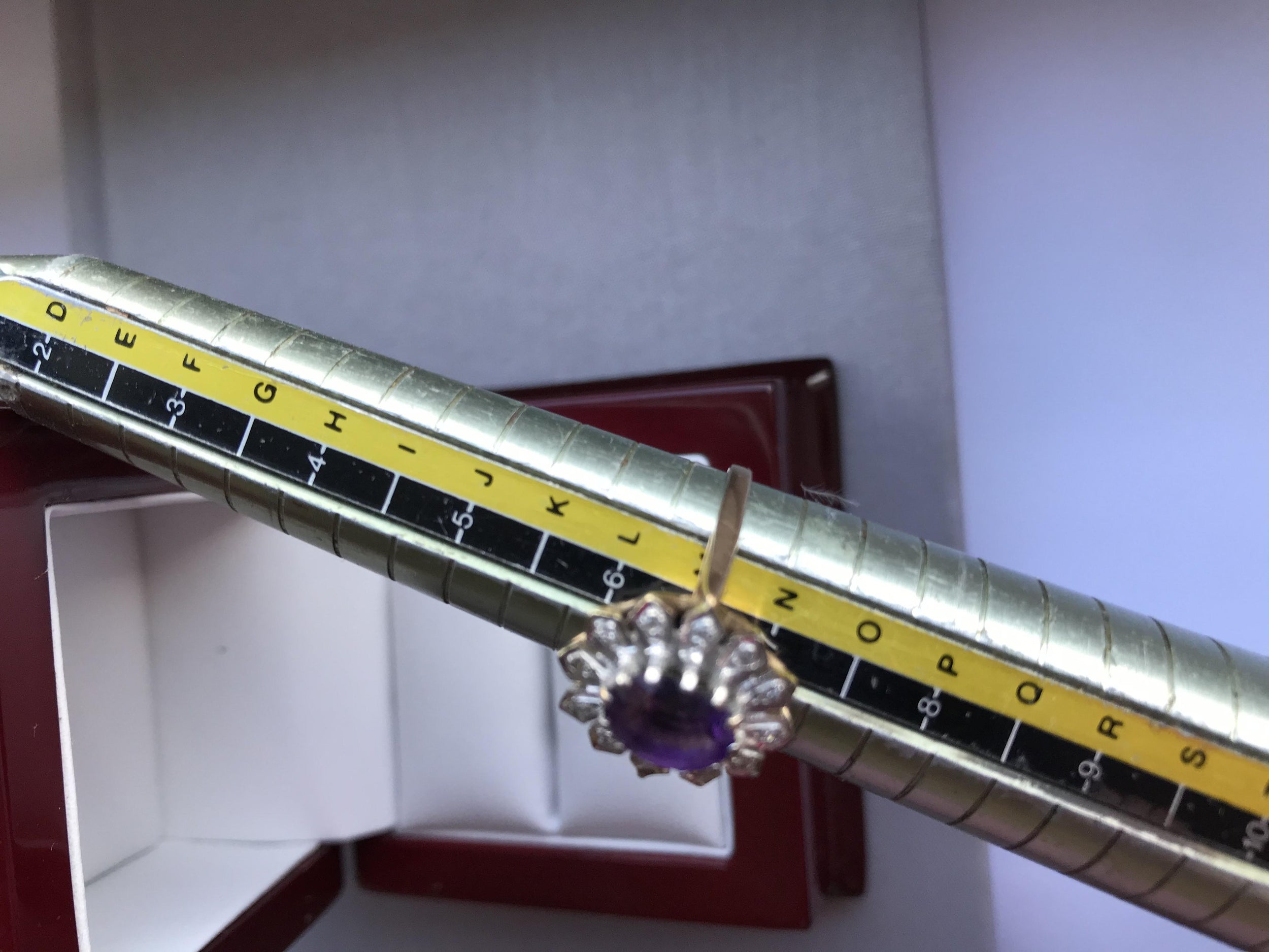 Bespoke Vintage Amethyst & Diamond Ring