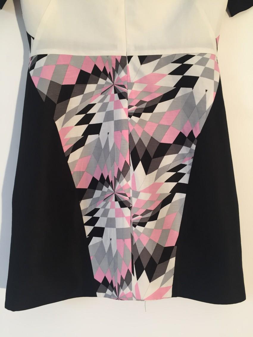Tibi Isosceles Silk Blend Dress