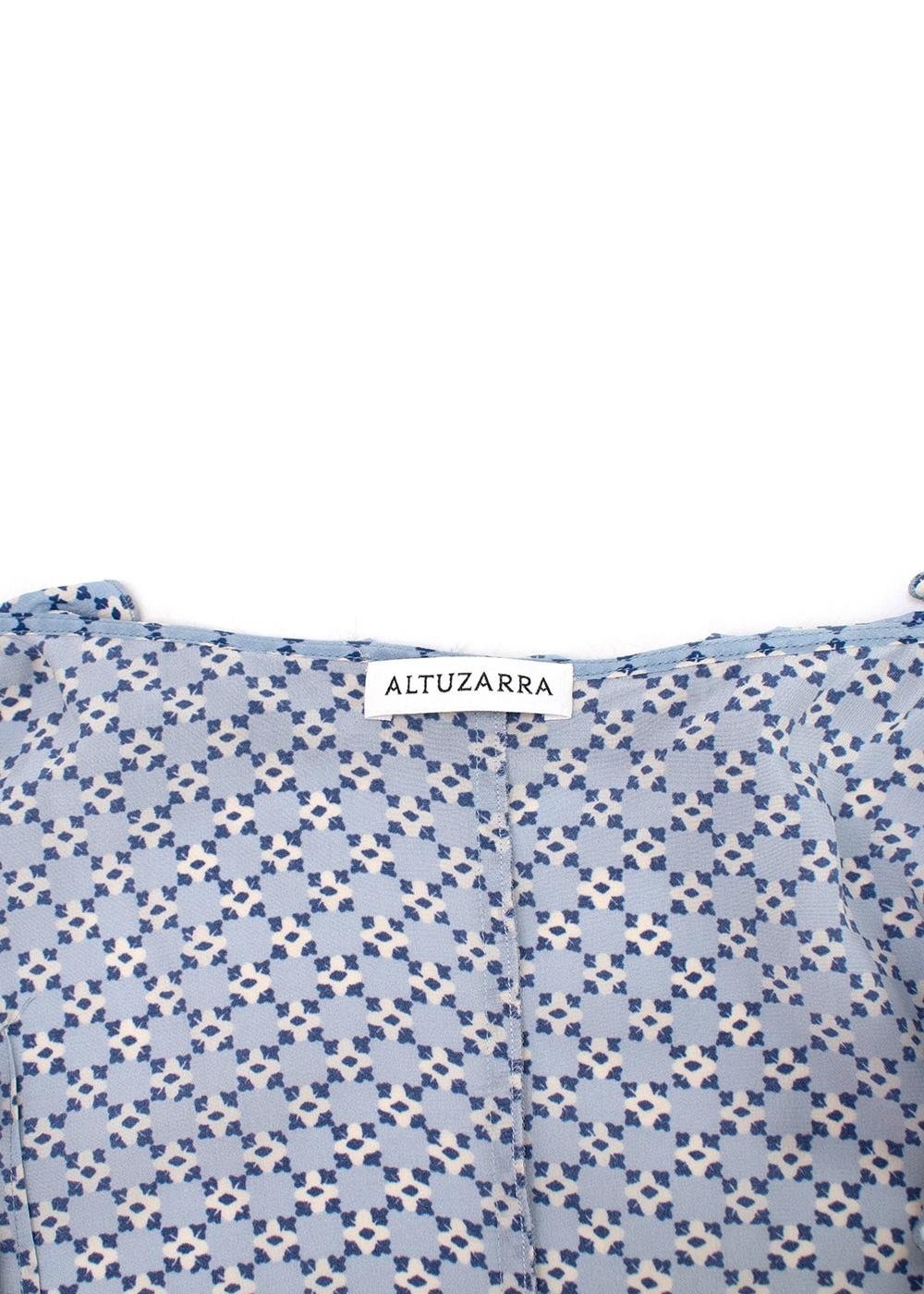 Altuzarra Friday Cold-shoulder Floral-print Silk-georgette Dress