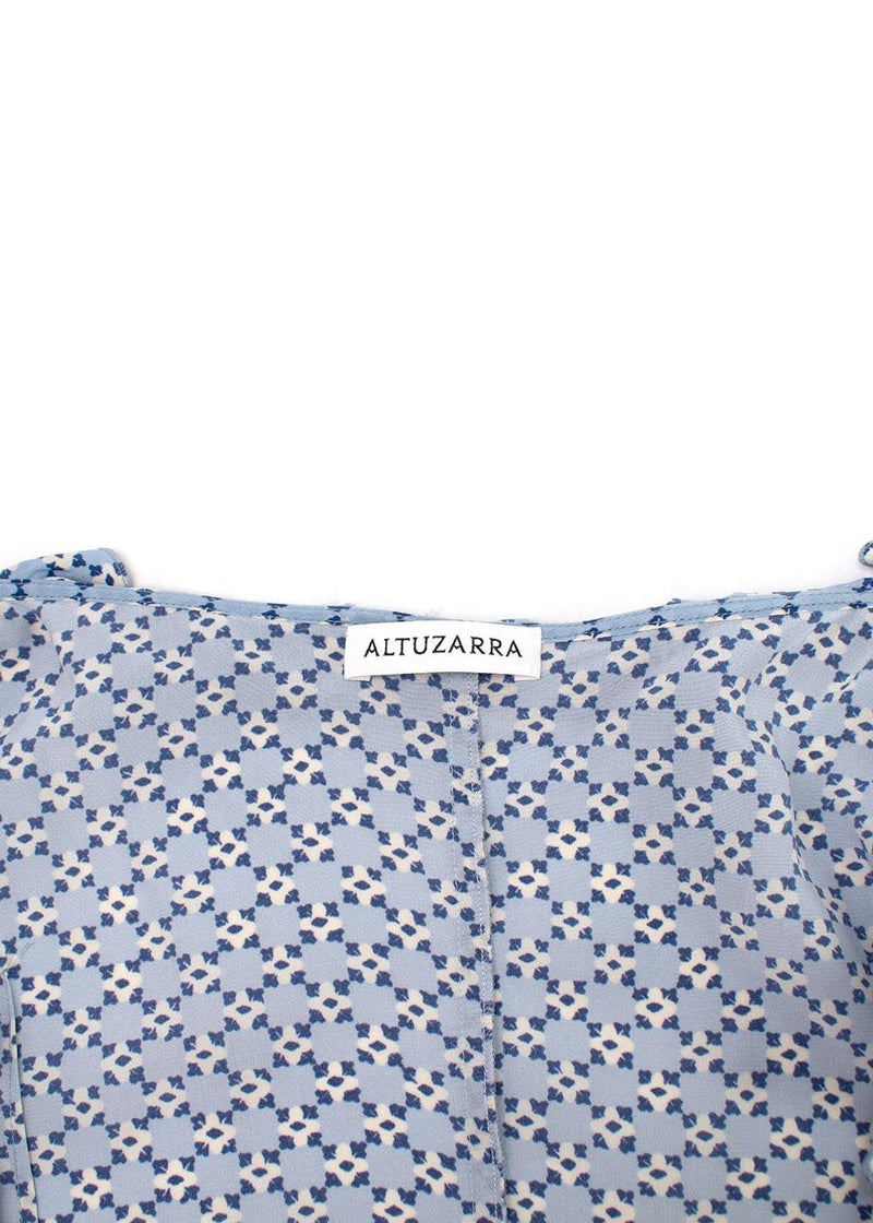 Altuzarra Friday Cold-shoulder Floral-print Silk-georgette Dress