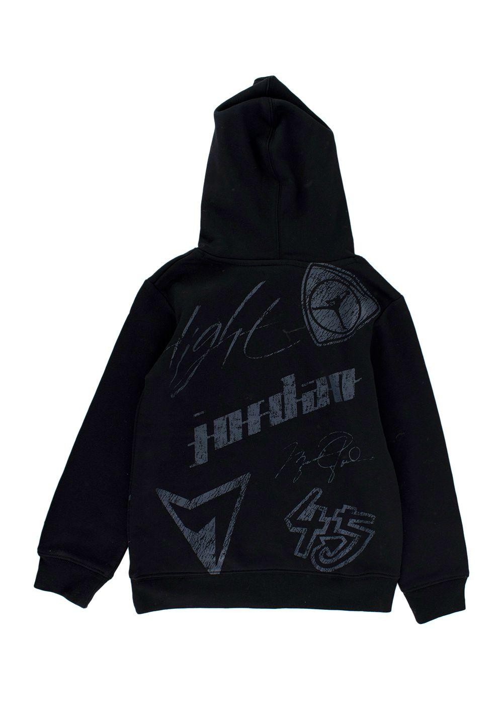 Jordan Kids Black Hoodie and Joggers Set