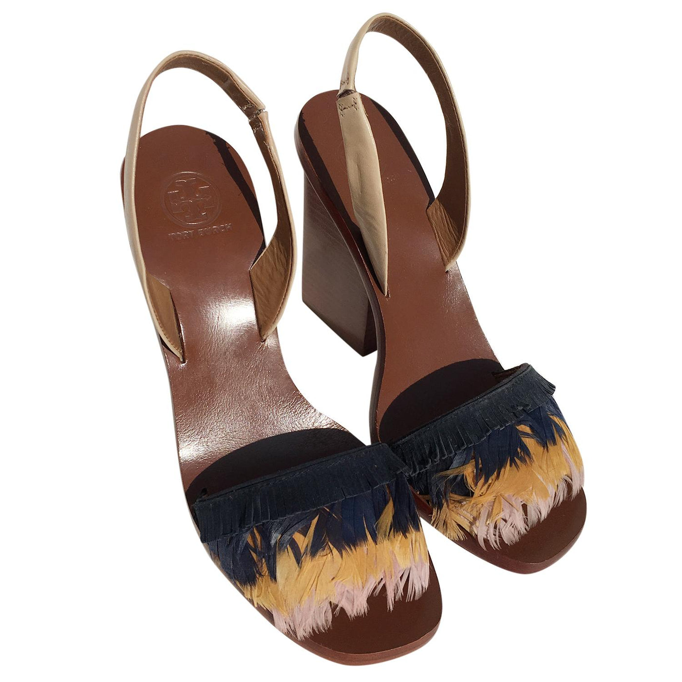 Tory Burch Block Heel Sandals