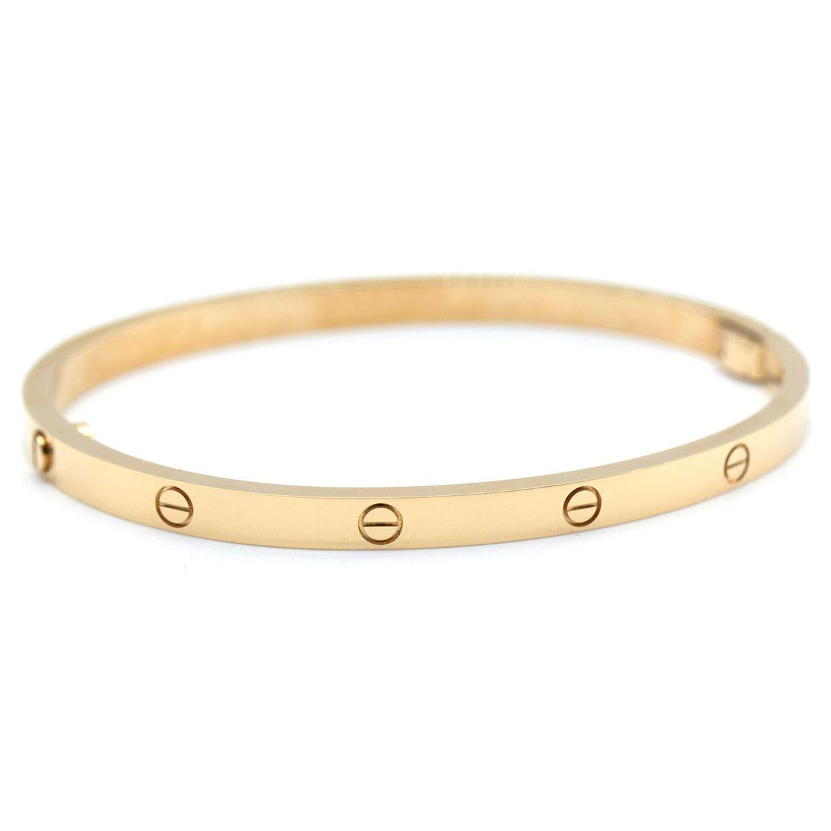 Cartier LOVE bracelet, Small Model 16 With Box