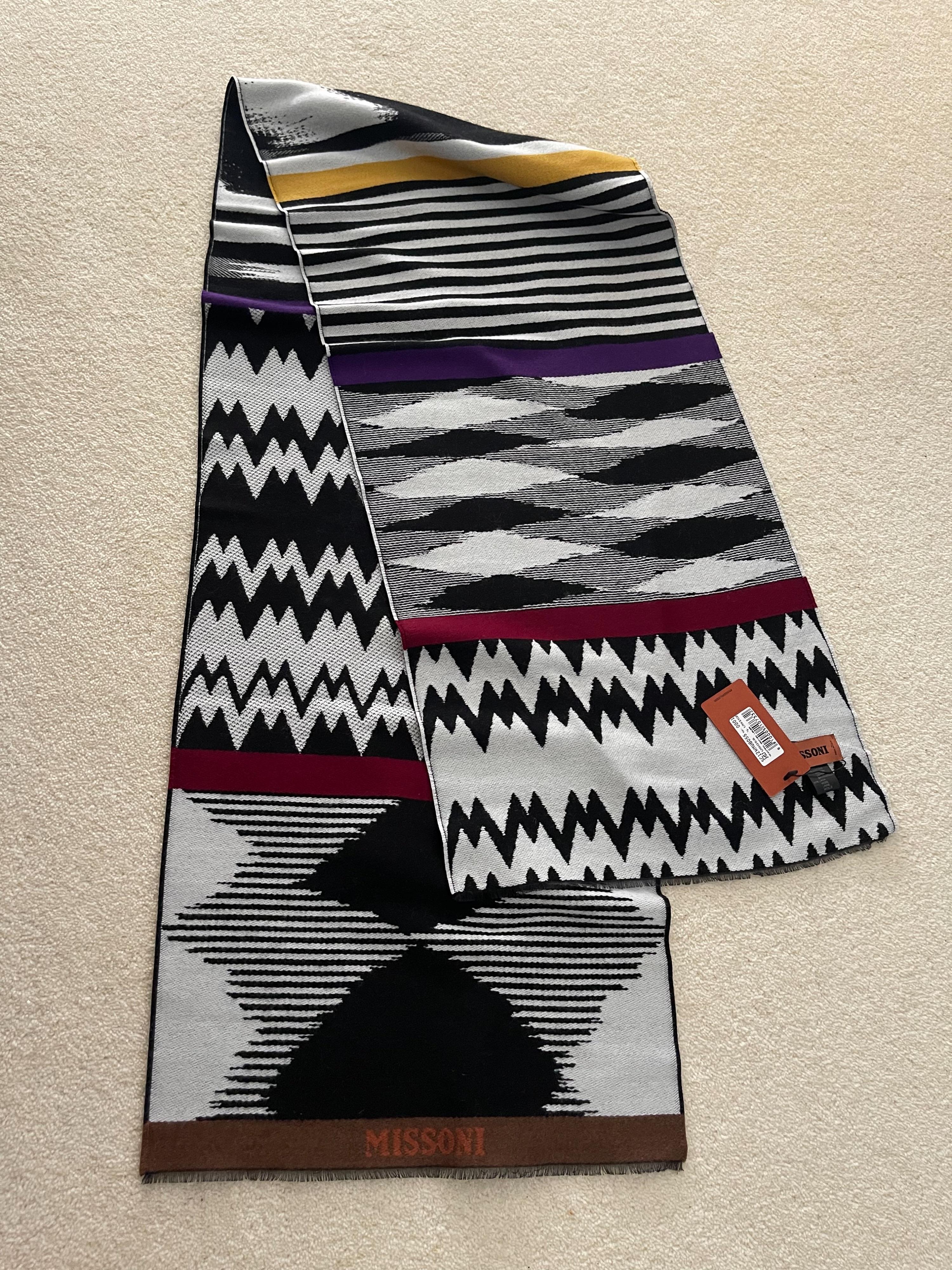 Multicoloured Wool Scarf