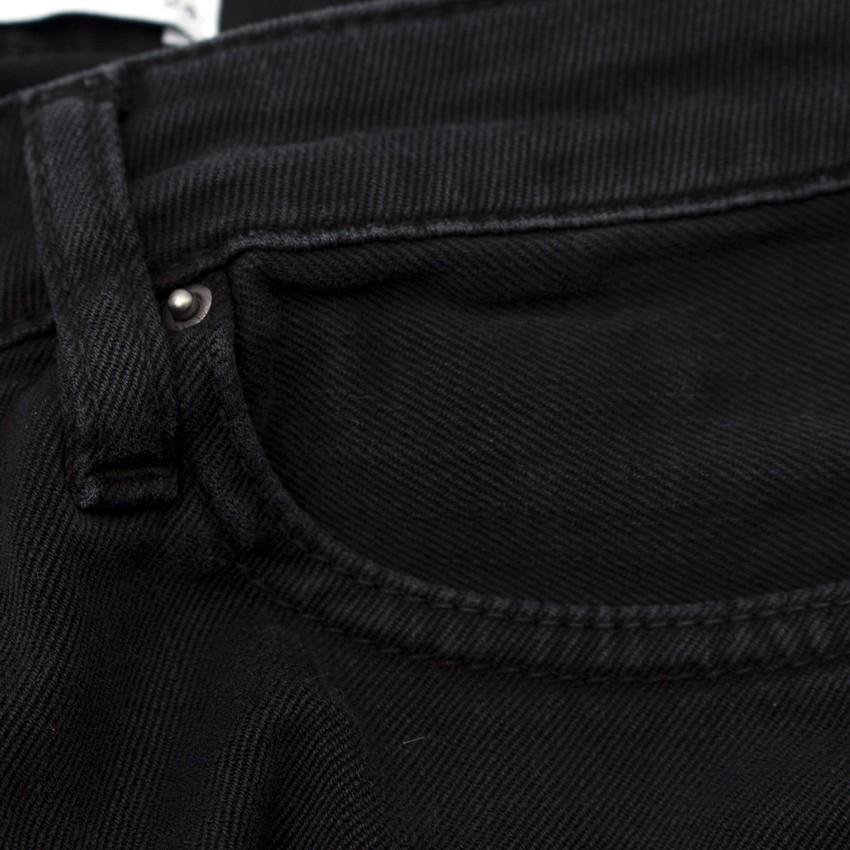IRO Jarod Ajuste Distressed Black Jeans