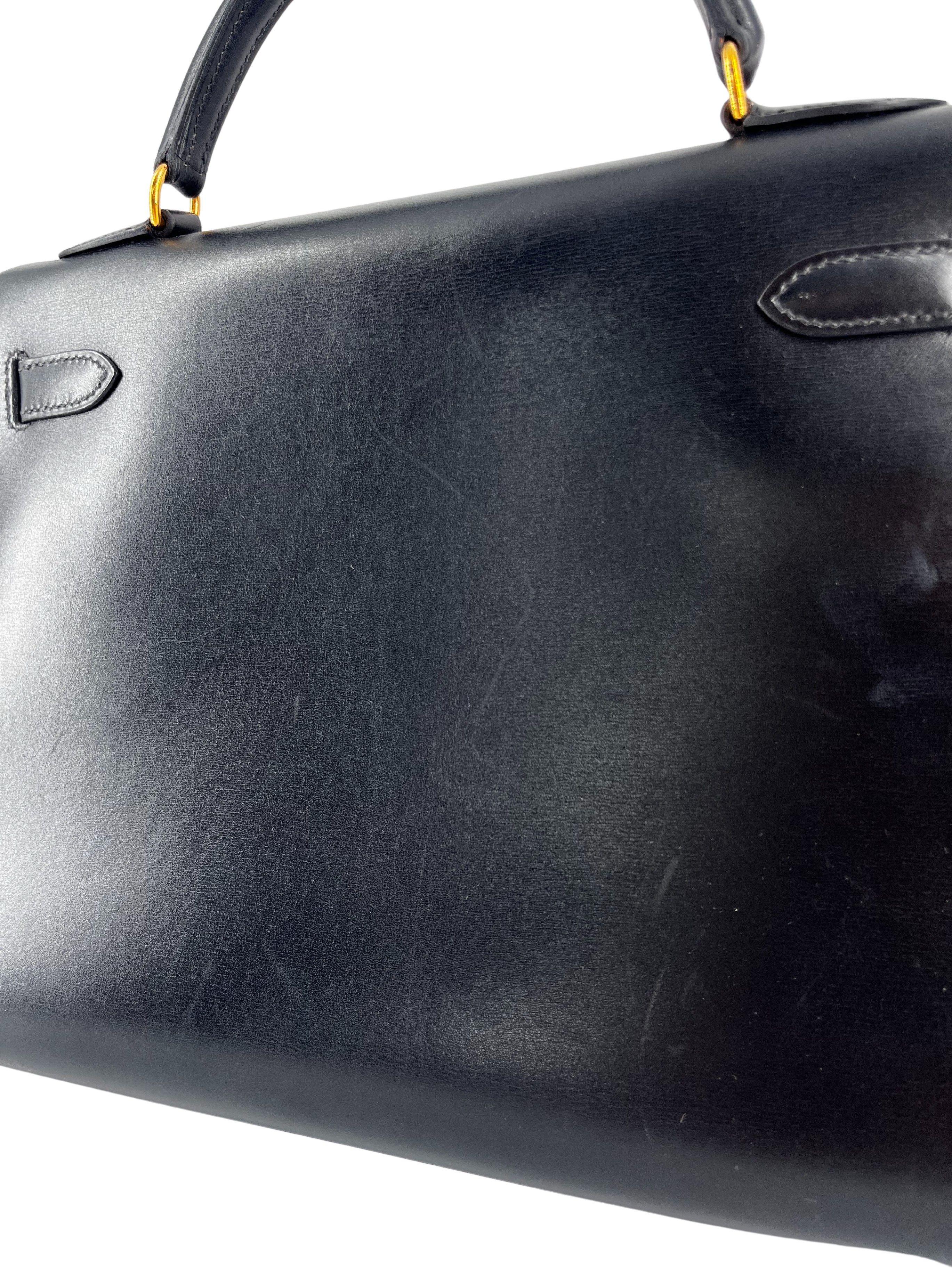 Hermès Black Kelly 32