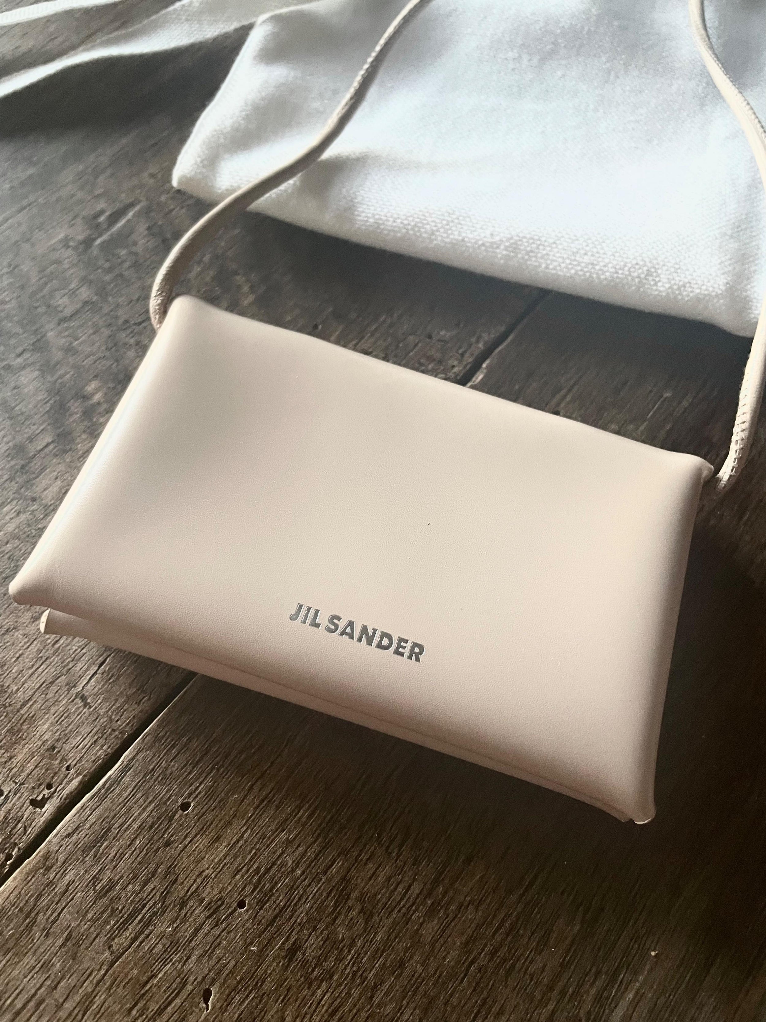 Nude Leather Bracelet Bag