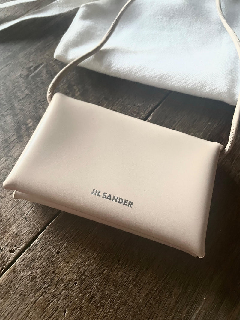 Nude Leather Bracelet Bag