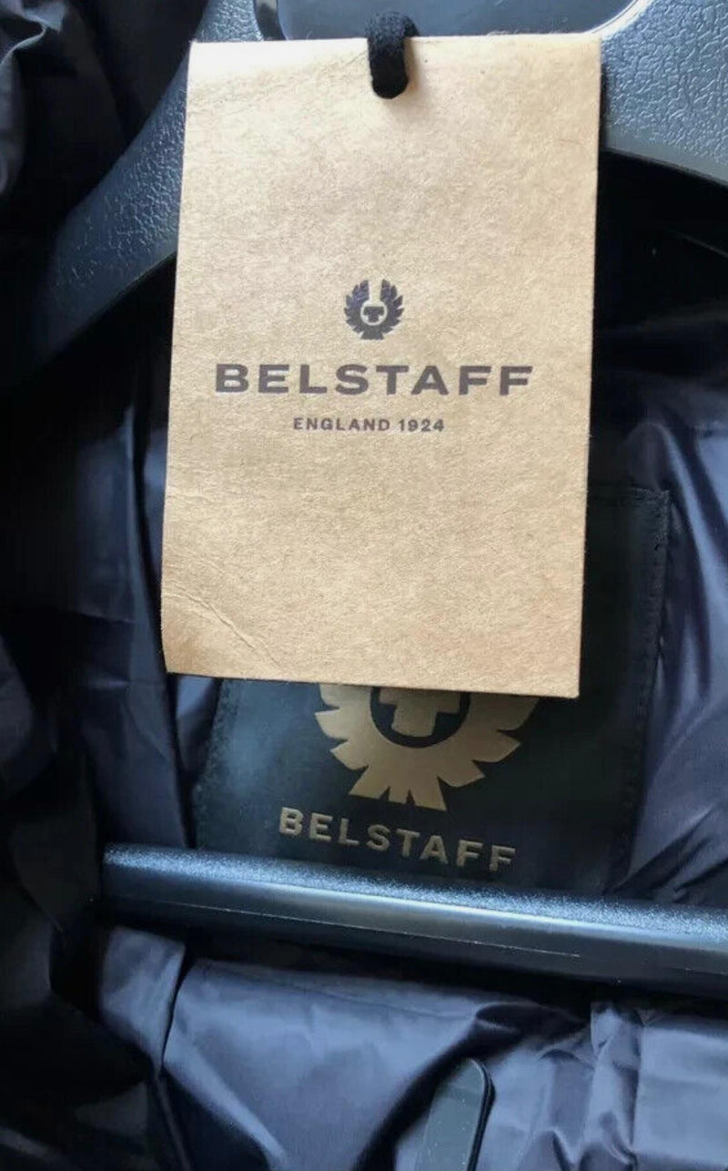 Belstaff Black Grasmore Down Filled Puffer Coat.