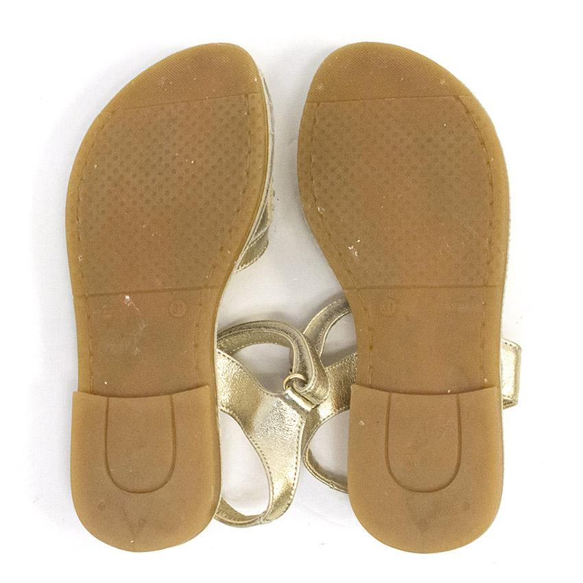 Step 2wo Girls Gold Sandls