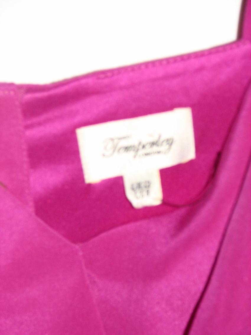 Temperley pink silk dress