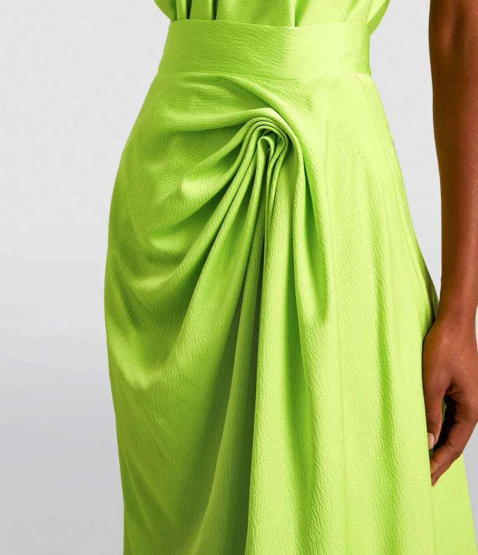 Edeline Lee Twisted Nymph Midi Skirt