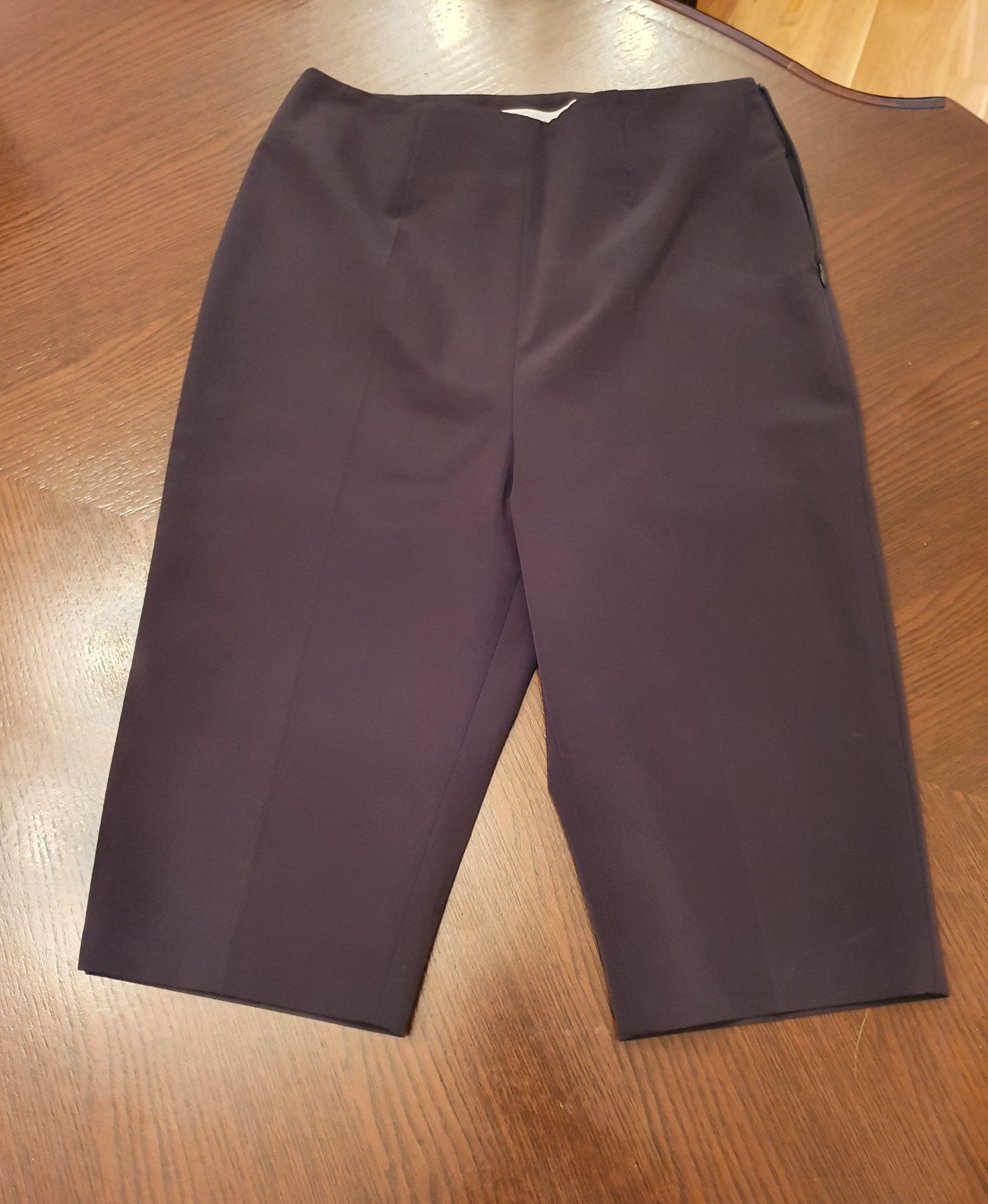 Black tailored long shorts