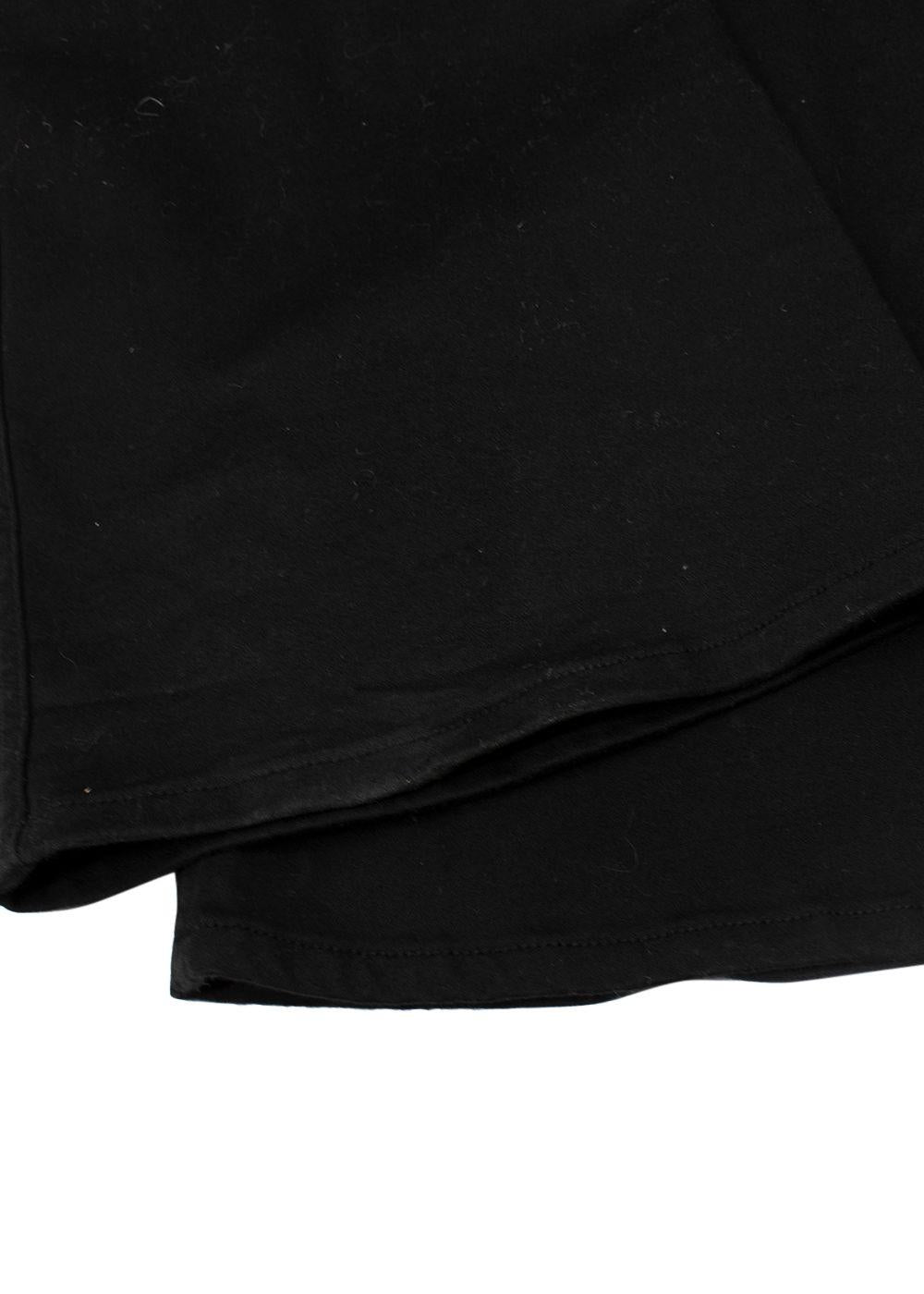 Black MIH Flared Denim Jeans